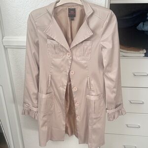 2B Bebe Women's Tan Trench Coat